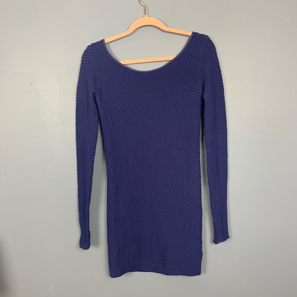 BCBG Generation Blue Body Con Mini Dress